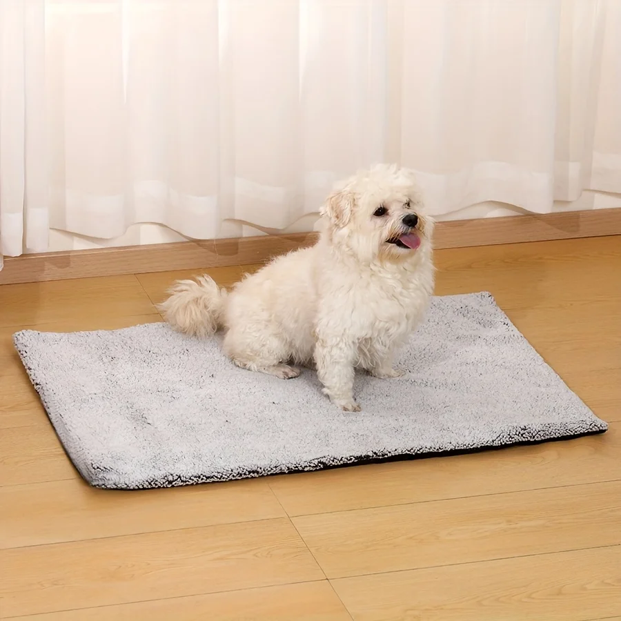 Winter Detachable Pet Heating Pad Washable Pet Mat for Cats and Dogs Thermal Insulation Heating Warm Pad Reusable Pet Mat for